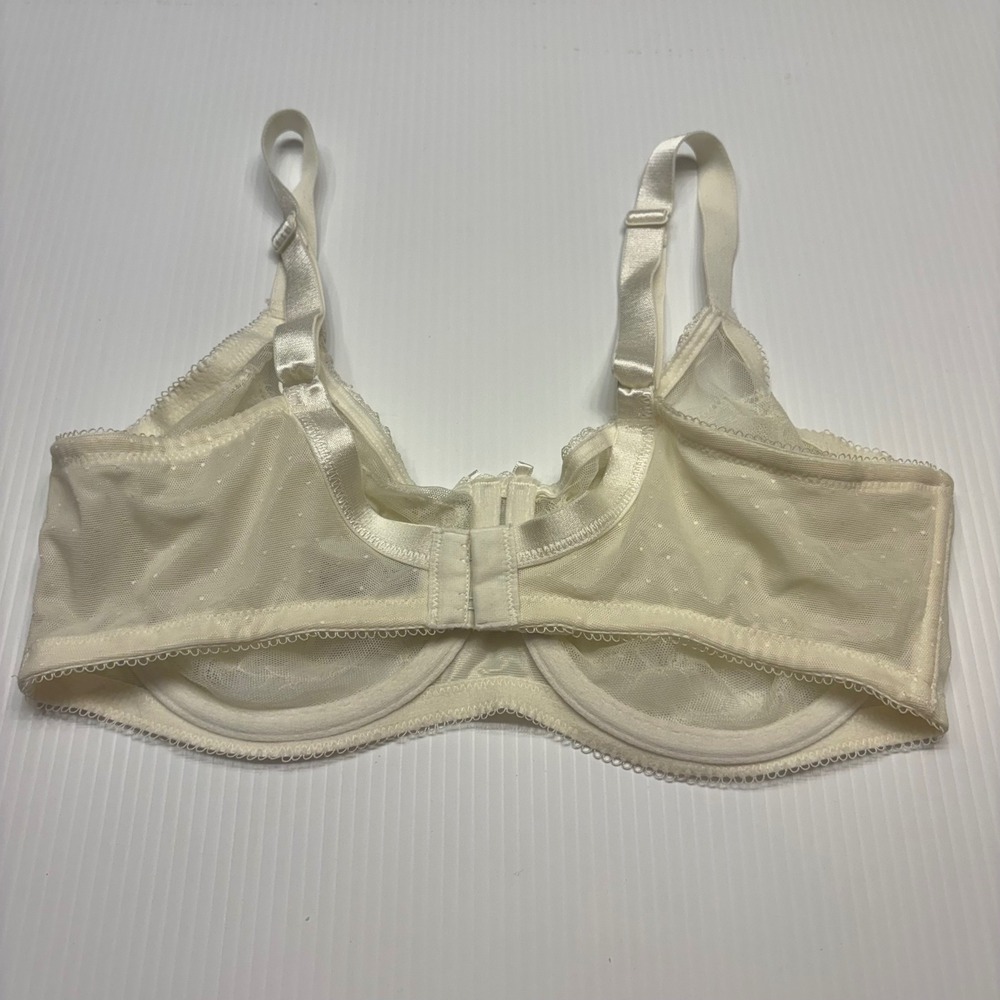Wacoal Retro Chic Bra Women 36C Ivory Lace Underwire 855186 Lingerie - Picture 3 of 5